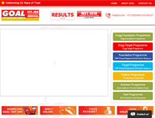 Tablet Screenshot of goalinstitute.org